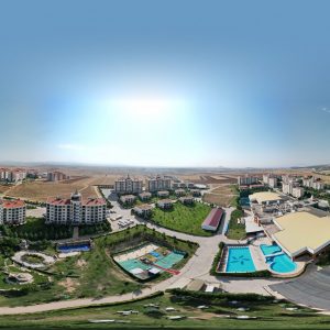 Grand Özgül Thermal Tatil Köyü Havadan 360 Panorama - 1