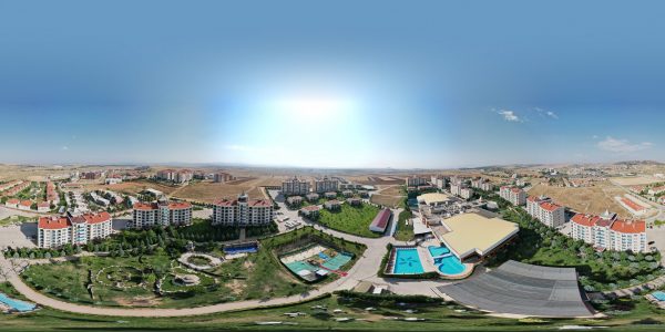 Grand Özgül Thermal Tatil Köyü Havadan 360 Panorama - 1