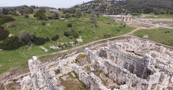 Luftaufnahmen für eine antike Stadt - Patara - 13 kopya