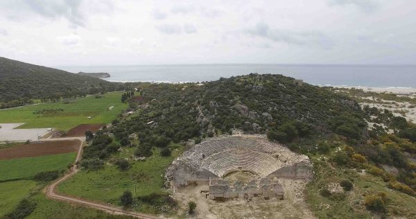 Luftaufnahmen für eine antike Stadt - Patara - 16 kopya