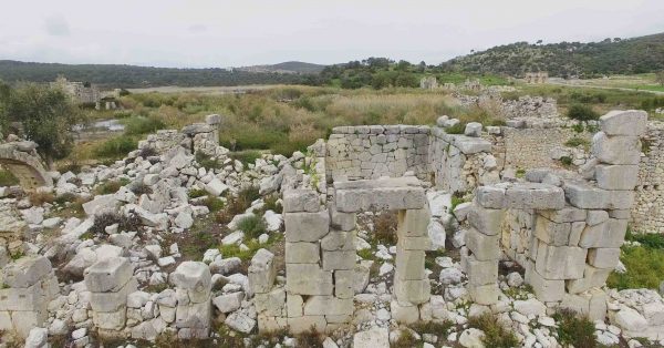 Luftaufnahmen für eine antike Stadt - Patara - 19 kopya