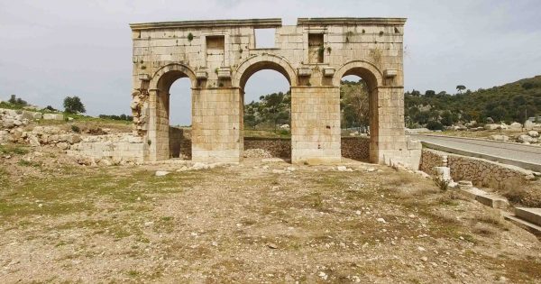 Luftaufnahmen für eine antike Stadt - Patara - 2 kopya