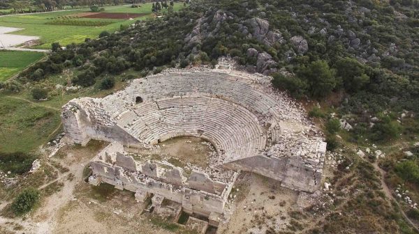 Luftaufnahmen für eine antike Stadt - Patara - 21 kopya