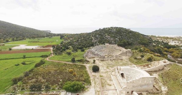 Luftaufnahmen für eine antike Stadt - Patara - 9 kopya