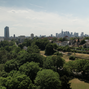Ostpark Frankfurt am Main Panorama 360 , Skyline Frankfurt am Main